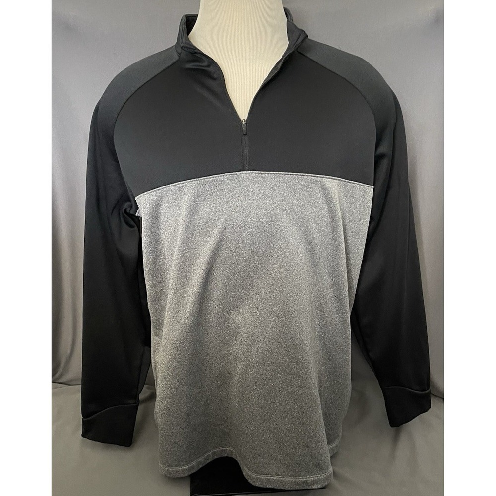 Nike Golf Men's Jacket Size XL Black and Gray Pullover Lightweight 1/4 Zipper